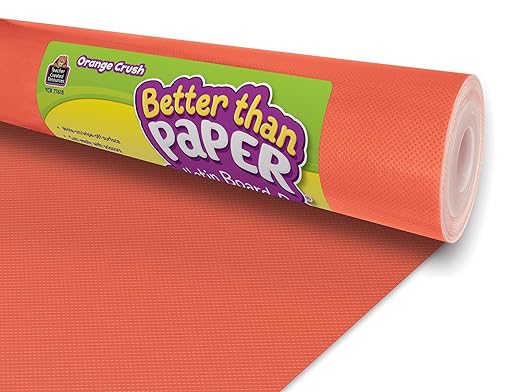 Teacher Created Resources Orange Crush Better Than Paper Bulletin Board Roll (TCR77618)