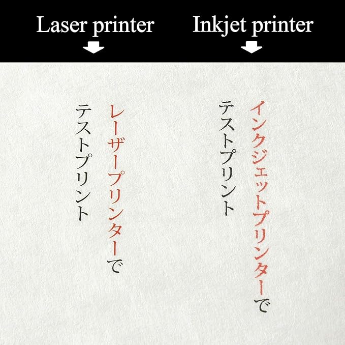 Japanese Rice Paper Printable A4 Size Paper (30 Sheets), Multipurpose Copy Paper for Laser and Inkjet Printers, Made in JAPAN, White