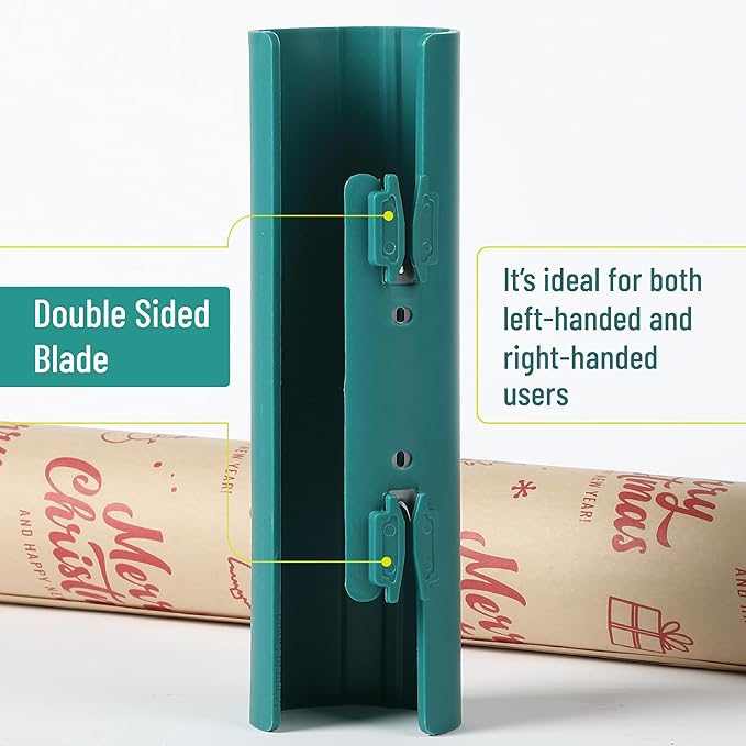 Mr. Pen- Wrapping Paper Cutter, 2 pcs, Deep Teal, Gift Wrap Cutter Tool, Easter Gift