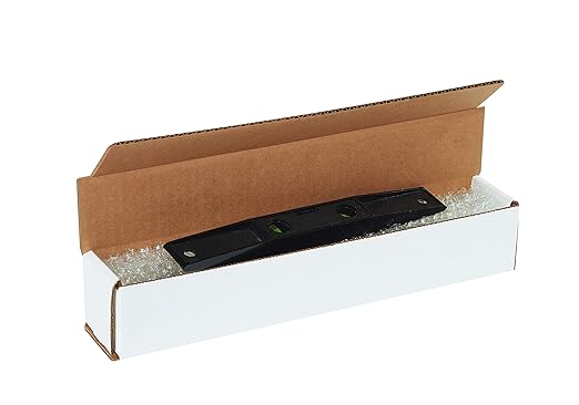 BOX USA Mailer Boxes Large 24"L x 2"W x 2"H 50-Pack - Corrugated Cardboard Box for Shipping, Moving, Mailing, Packing, Packaging and Storage