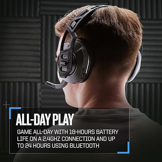 RIG 600 PRO HX Dual Wireless Universal Gaming Headset with 2.4GHz/Bluetooth for Xbox Series X|S, Xbox One, PlayStation PS4, PS5, Nintendo Switch, Switch 2, PC, Steam Deck, Android, iPhone – Black