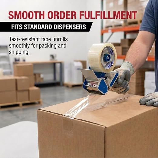 Tape Logic Packing Tape (36-Rolls), 2" x 110 yd - Heavy Duty Packaging Tape Refill for Shipping, Moving, Order Fulfillment, Acrylic 2.6 Mil