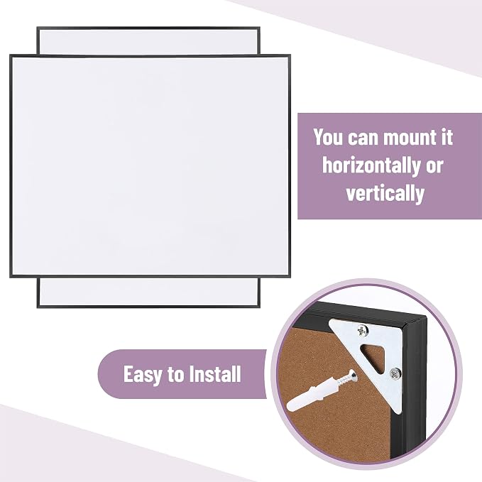 Mr. Pen- Small Dry Erase Board, 11x14 Inches | Whiteboard with Black Dry Erase Marker, Aluminum Frame, Magnetic Small White Board for Students, Home, Office and Classroom