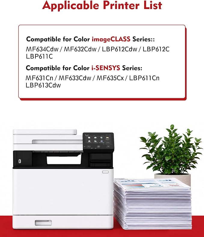 045 Toner cartridges 045H Compatible with Canon 045H MF632Cdw MF634Cdw | Replacement for Canon 045 Toner cartridges 045H Canon Color imageClass MF632Cdw MF634Cdw LBP612Cdw MF632 MF634