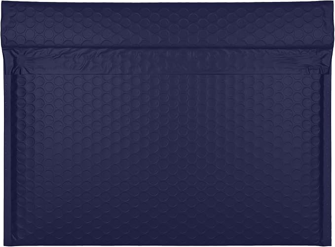 Navy Side-Loading Bubble Mailers 13 x 10 Inches,Pack of 27 | Self-Seal Padded Mailing Envelopes