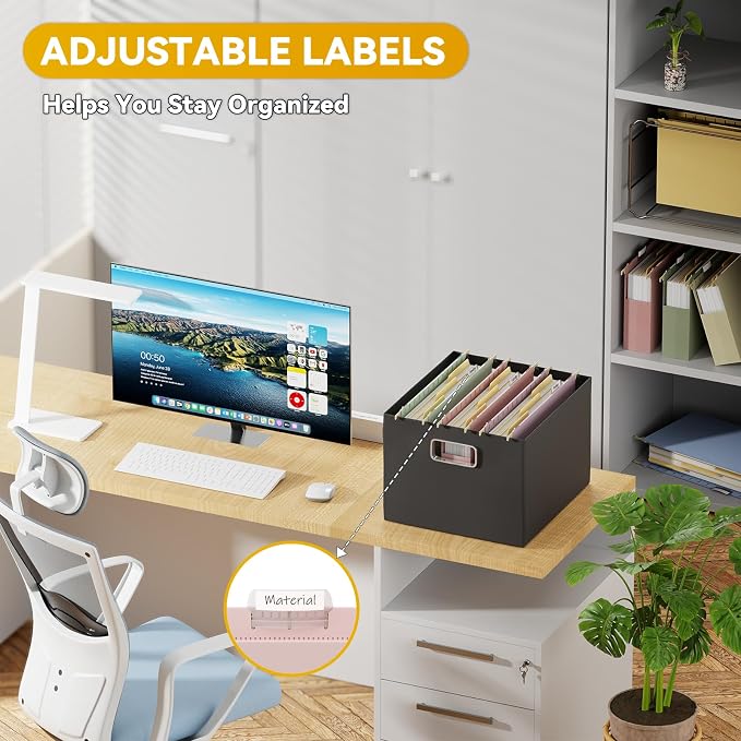 Legal Size Hanging File Folders Extra Capacity,12 Pack Plastic 2" Expandable Hang Folder with Tabs,Hanging File Organizer for File Frame/File Box/File Drawers,Sturdy Folders for Filing Cabinet