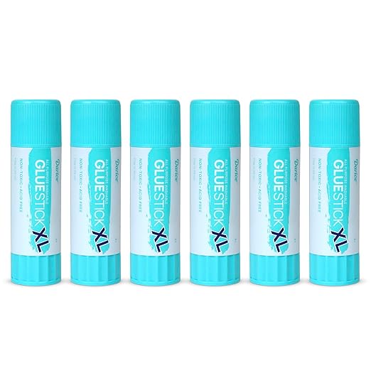 Darice Giant Glue Sticks, Large 115-gram/4.05oz Jumbo XL Glue Stick - Washable, Non-Toxic - Classroom School Supplies - 6 Pack