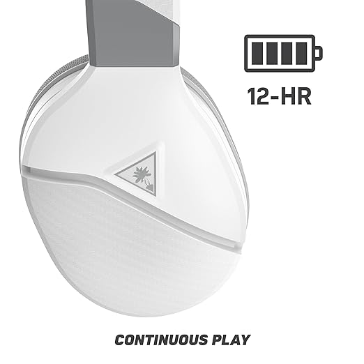 Turtle Beach Recon 200 Gen 2 Powered Gaming Headset - Xbox Series X, Xbox Series S & Xbox One, PS5, PS4, Mobile & PC with 3.5mm - Bass Boost, Memory Foam, White