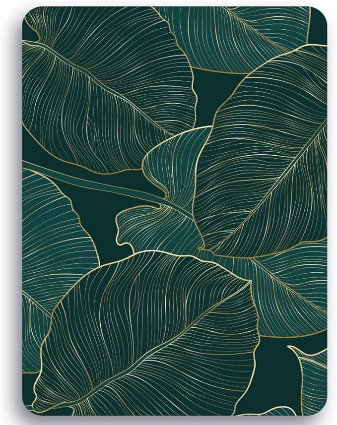 Audimi Small Mouse Pad 6 x 8 Inch, Mini Mouse Pad Thick for Laptop Wireless Mouse Home Office Travel, Portable & Washable (Tropical Leaves)