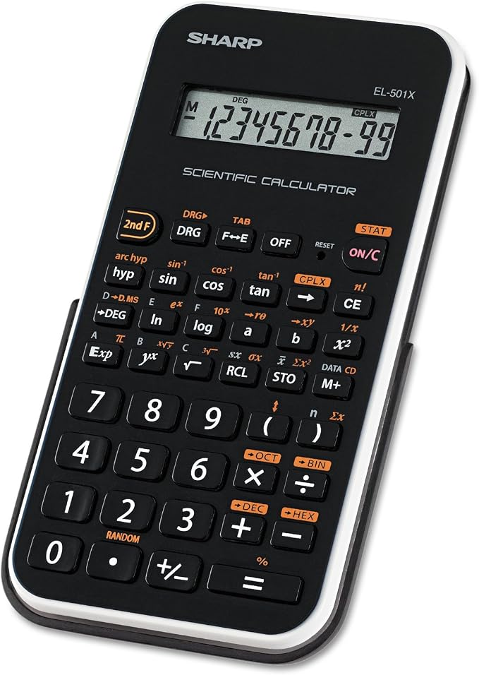 Sharp EL501X2BWH Engineering/Scientific Calculator