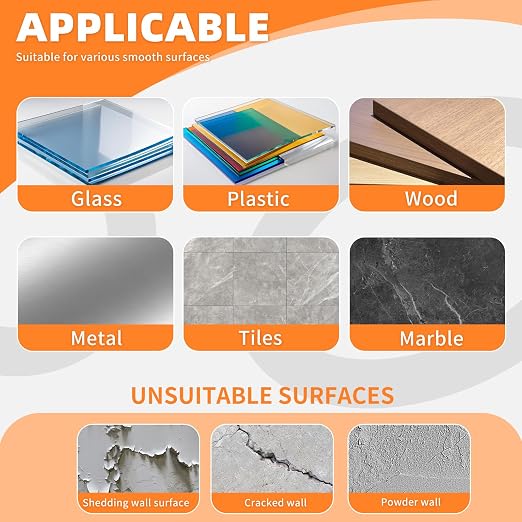 Double Sided Tape HeavyDuty,Double Sided Tape for Walls,48Pcs 2 Sided Sticky Waterproof Pads,1.96 * 1.18 Inch Super Strong Removable Double-Sided Foam, Mounting Black Hanging Tape for Home & Office