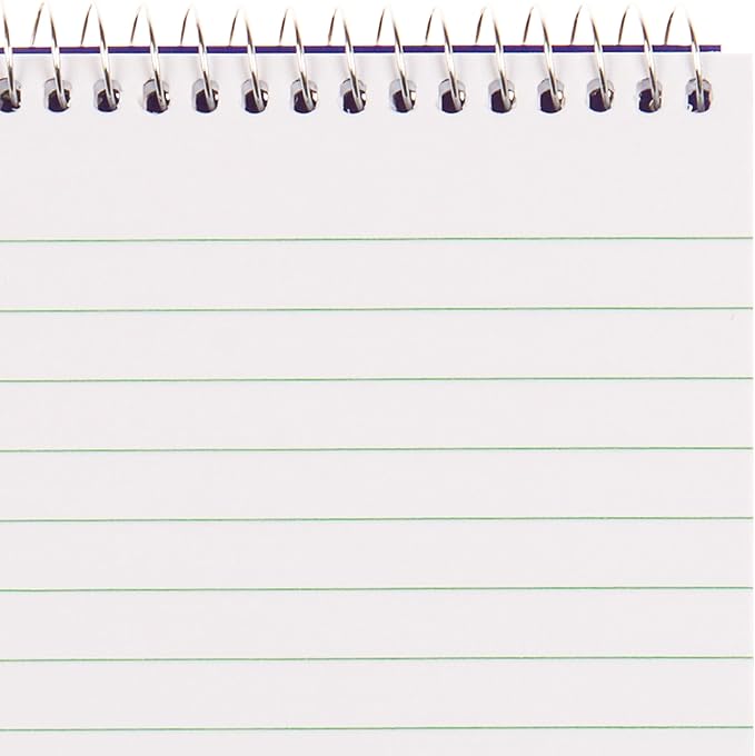 Blueline Reporter Notebook / Note Pad, 4 x 8 inches, 160 Pages / 80 Sheets (AT8B)