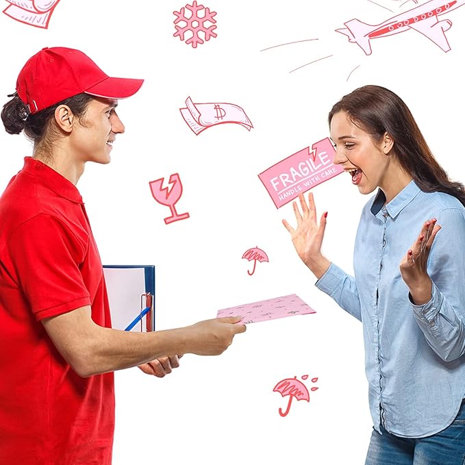 METRONIC Cute Bubble Mailers 6x10 Inch 100Pack Waterpoof Padded Envelopes Pink Bubble Mailers, Mailing Envelopes Bubble Padded for Packaging, Shipping, Mailing, Bubble Mailer Usable Size 6x9