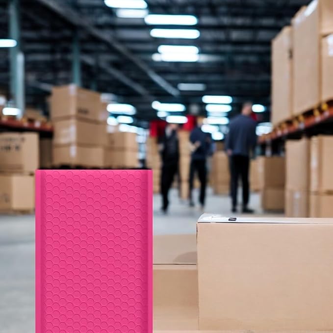 iMBAPrice 8.5x12 Inches Hot Pink Color Polybubble Bag, 100-Pack Medium Size #2 Self Seal Poly Bubble Mailers Padded Packing Envelopes (Total 100 Bags)