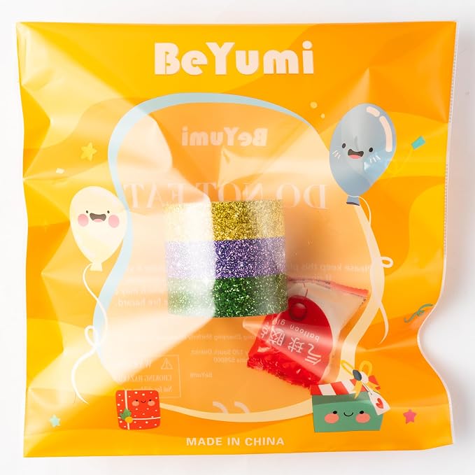 BeYumi Mardi Gras Border Trim - 65ft Mardi Gras Straight Rolled Border Trim Classic Glitter Yellow Purple Green Bulletin Board Set Carnival Holiday Masquerade Party School Classroom Home Wall Decor