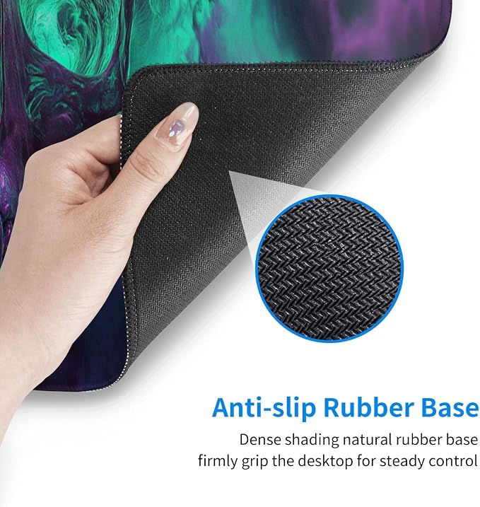 Horror Skull Mouse Pad XL Large Mousepad Non Slip Rubber Base Desk Mat for Laptop Computer Gaming 31.5" X 12"