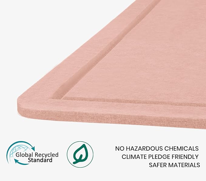 Extra Large Bulletin Board 96" x 48", Felt Pin Board, Pink | Cork Board Alternative for Wall, Foldable Self-Adhesive Vision Board Prayer Board with Pushpins for Classroom, Office, Home