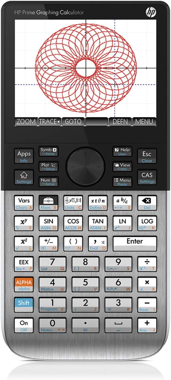 HP Prime Graphing Calculator – Multi-Touch 3.5" Color Display (HP)