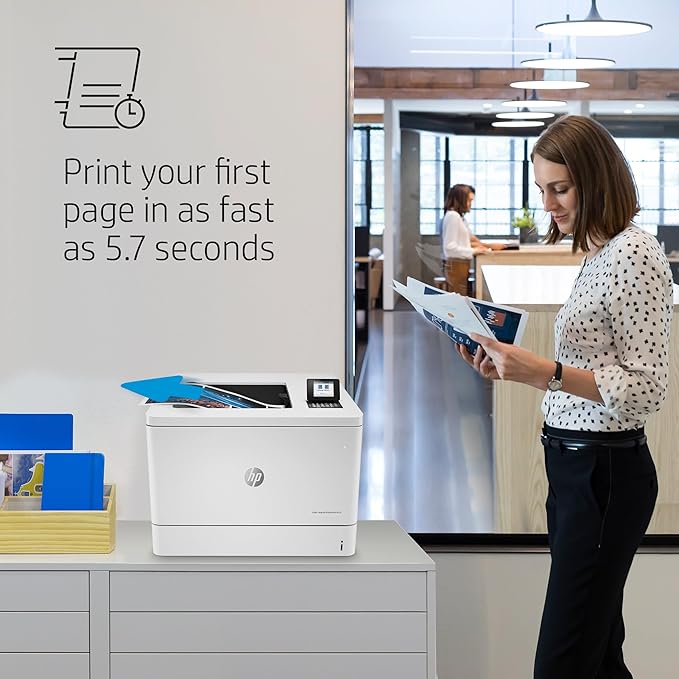 HP Color LaserJet Enterprise M751dn Printer with One-Year, Next-Business Day, Onsite Warranty (T3U44A), White