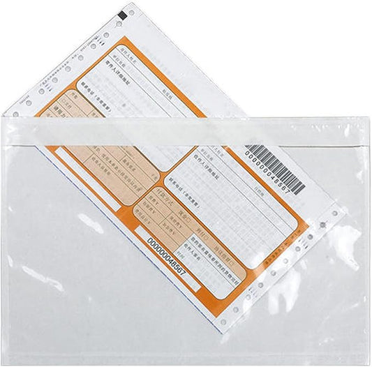 1000 Pcs-7.5x5.5 Packing List Mailing Envelopes Shipping Envelopes Packing List Clear Adhesive Shipping Label Sleeves Shipping Supplies for Small Businesses