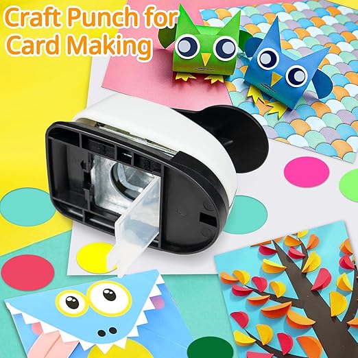 Circle Punch, Hole Puncher for Crafts, Paper Punches for Crafting, 1 inch Circle Hole Punch, Crafts Punches, Round Puncher Cutter