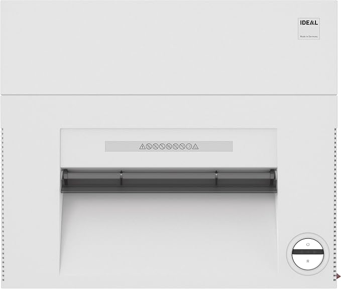 IDEAL 4003 Cross-Cut Commercial Office Paper Shredder Heavy with Automatic Oiler, Made in Germany,16-18 Sheet Feed Capacity, 44-Gallon Bin, Versatile, P-5 Security | P5 cross cut paper shredder with automatic oiler for 18 to 20 users 16 to 18 sheet cap...