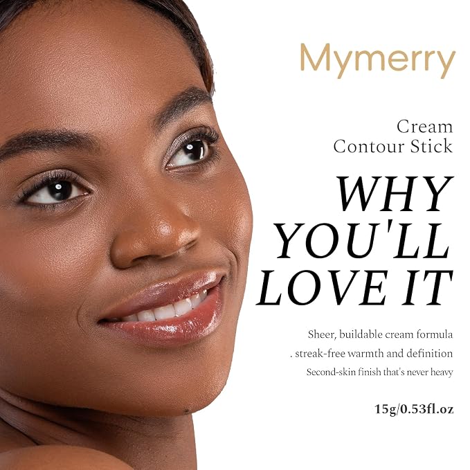 Bronzer Stick Makeup, Creamy Contouring Stick for Soft Sculpted Look, Long-Wear & Hydrating Formula, Buildable Coverage with Matte Finish | Vegan & Cruelty-Free | Deep