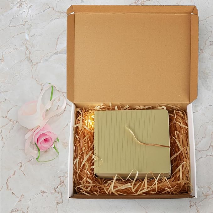 HORLIMER 12x9x1 inches Shipping Boxes Set of 25, White Corrugated Cardboard Box Literature Mailer
