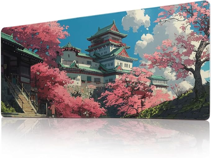 Desk Mat Mouse Pad Gaming Desk Pad XL Large Mouse Mat Office Decor Accessories (Pink B)