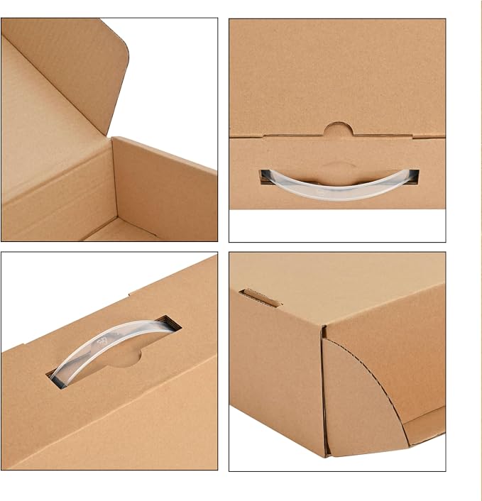 Laptop Return Boxes Great for Laptop Computer Shipping or Storage | Laptop Shipping Box Laptop Mailer Box with Foam Protection and Carrying Handle Fits Screen Sizes Up to 17.6 Inch (White)
