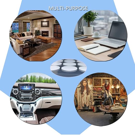 560 Pcs (0.79") Sticky Tack Double Sided Adhesive Dots Round Putty Clear Stickers No Trace Sticky Putty Removable Waterproof Small Stickers for Festival Decoration 20mm Sticky Dot