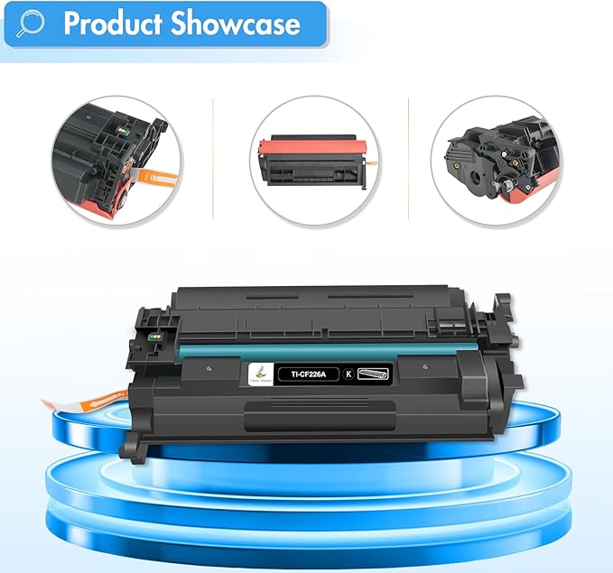 26A Toner Cartridge for HP Printer CF226A M426fdw Compatible for HP 26A Black Laserjet Toner Cartridge 26X CF226X M402n MFP M426fdw M402dn M402 M402dw M402dne M426fdn M426 M426dw Printer Ink 2 Pack