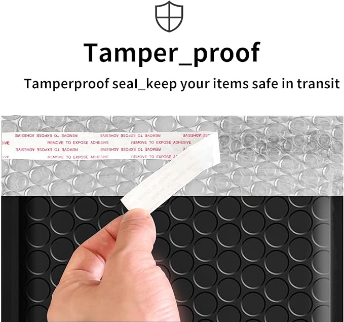 6x10 Bubble Mailers 100 Pack - Usable Size 6x9 Heavy Duty Padded mailer with Self Seal, Waterproof Shipping Envelopes, Bubble Wrap Protection for Ecommerce, Non See Through