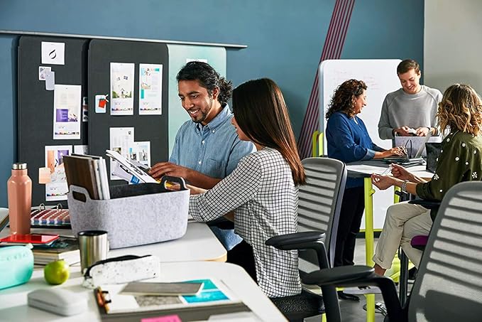 Steelcase Series 1 Work Office Chair - Wasabi, Hard Floor Casters