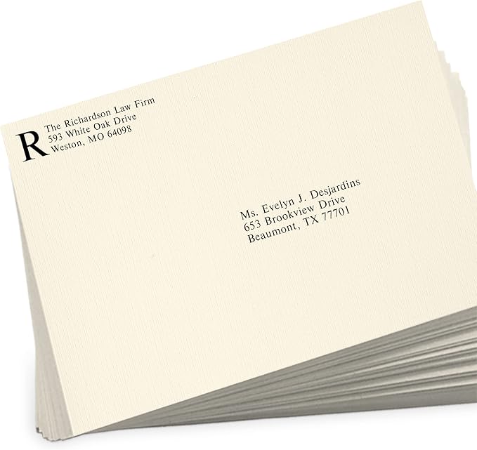 LUXPaper 9 x 12 Open End Envelopes | Peel & Press | Natural Linen | 80lb. Text | 1,000 Qty