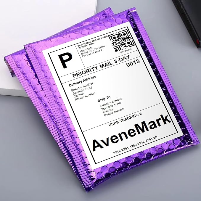 25 Full Sheet Labels 8.5 x 11 Inch Adhesive Paper for Laser Inkjet Printers Self Adhesive Printable White Sticker Sheets for Shipping Address Packaging & Crafts