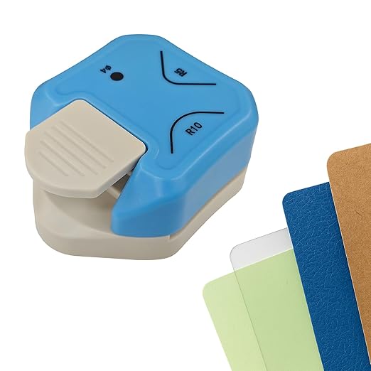 3-in-1 Paper Corner Rounder, Compact and Durable for 5mm、10mm Radiusand and Perforation, Round Corners Cutter Ideal for Card Making,Photo Cutter,Scrapbooking and DIY Projects