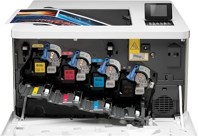 HP Color LaserJet Enterprise M751dn Printer with One-Year, Next-Business Day, Onsite Warranty (T3U44A), White