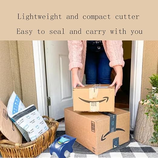 6 Rolls Clear Packing Tape - Quiet Packaging Tape 1.5 INCH Core Shipping Tape Refill Rolls Moving Tape for Packing Boxes, 2" x 25 Yards