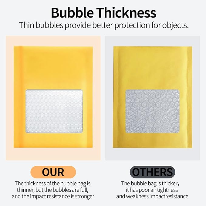 Padded Envelopes 8.5×12' Inch 25 Pack padded mailers Self-Sealing Paper Envelopes for Shipping,Mailing,Packaging,Strong Adhesion Envelope Mailers