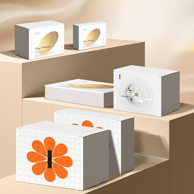 12x9x2 inches Shipping Boxes Set of 25, White Corrugated Cardboard Boxes Literature Mailer Boxes Gift Boxes Small Boxes for Shipping Wrapping Mailing Packaging Small Business
