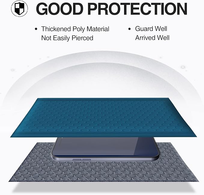 UCGOU Bubble Mailers 9.5x14.5" 25 Pack Usable Size 9.5x13.5" Navy Blue | #4 Waterproof Self Seal Adhesive Large Padded Envelopes for Small Business Bubble Packaging Envelopes for Mailing Jewelry