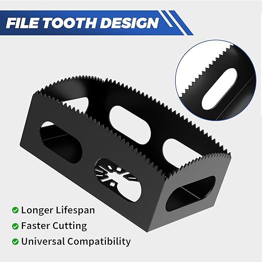 Upgraded Square Slot Cutter for Drywall, Stainless Steel Outlet Box Cutter for Single-Gang Electrical Boxes, Oscillating Multi-Tool Drywall Cutout Tool for Sheetrock-Set