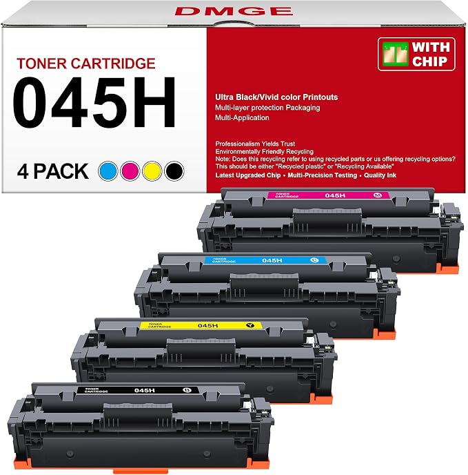 045 Toner cartridges 045H Compatible with Canon 045H MF632Cdw MF634Cdw | Replacement for Canon 045 Toner cartridges 045H Canon Color imageClass MF632Cdw MF634Cdw LBP612Cdw MF632 MF634