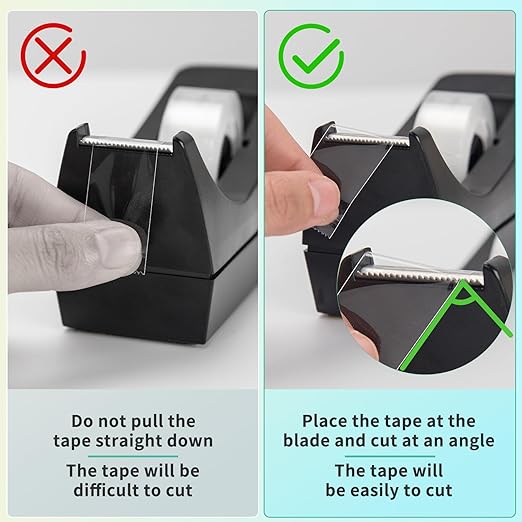 OWLKELA 4 Rolls Tape Refills, Clear | Transparent Glossy Tape, All-Purpose, Ideal for Office, Home and School