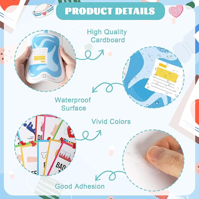47Pcs School Nurse Bulletin Board Decorations Set, Welcome Back to School Classroom Decorations Kit, Nursing Appreciation Office Decor Medical RN Cutouts Healthcare Workers Chalkboard Door Wall Decor