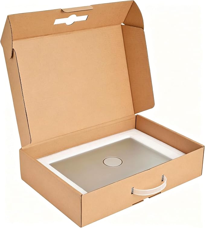 Laptops Box Great for Laptop Shipping | Laptop Boxes with Protection Foam and Carrying Handle Cardboard Secure Mailers Computer Return Box Great for Laptop Shipping