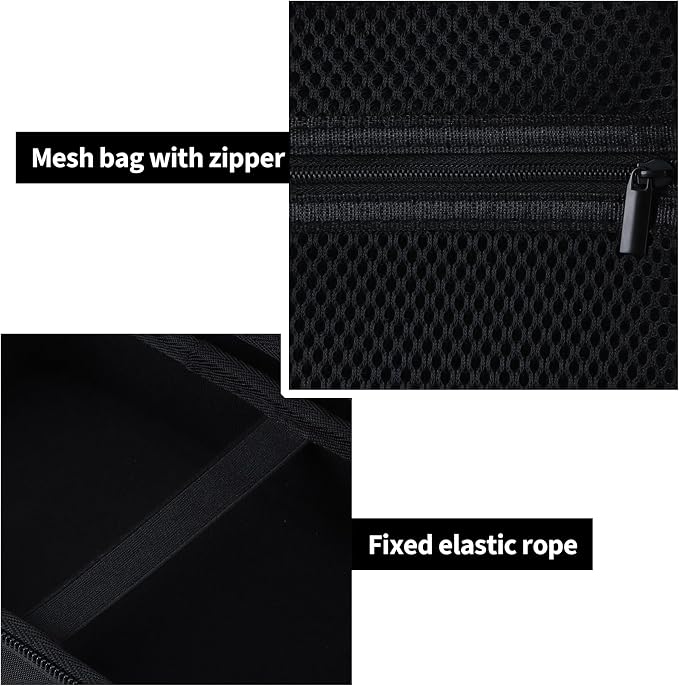 Storage Case Compatible with DYMO LetraTag 100H / 100H Plus Handheld Label Maker for Office or Home (Black)