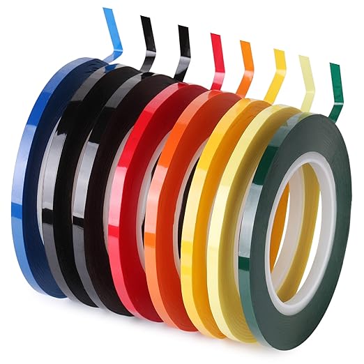 Mr. Pen- Whiteboard Tape, 8 Pack, Assorted Colors, Thin Tape for Dry Erase Board Accessories, Whiteboard Accessories, Chart Tapes
