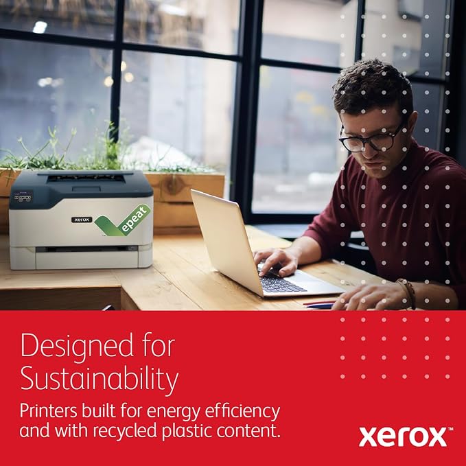 Xerox C230dni Wireless Color Laser Printer | Professional color printing, 24 ppm performance, reliable wireless, easy app setup, ideal for hybrid & small businesses